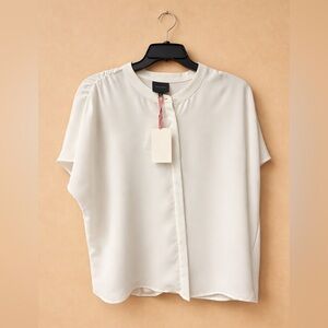 Alex Marie Elegant White Blouse